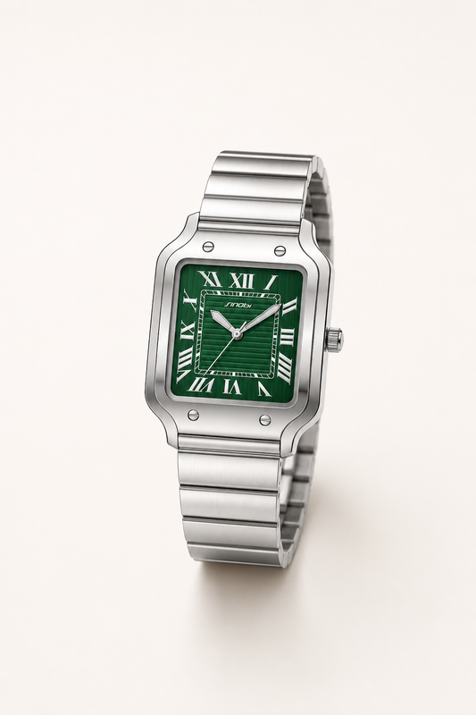 Montre Classique Romaine en Acier
