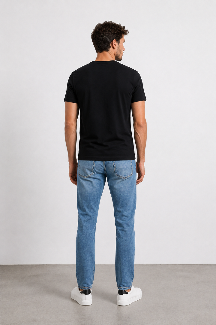 T-shirt Homme en Coton Épais Premium